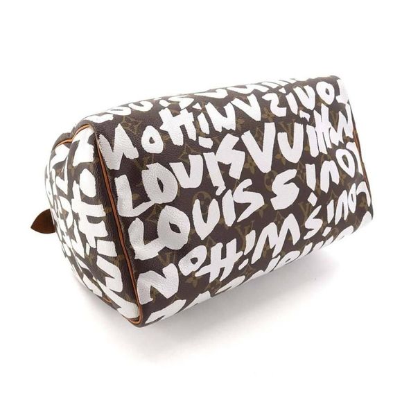 Louis Vuitton Speedy 30 Graffiti monogram canvas Handbag - Picture 4 of 7